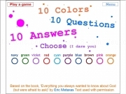 10 colors 10 questions 10 answers