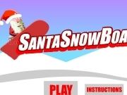 Santa snowboard