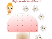 Play Sight words word search - mushroom