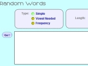 Play Random words