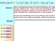 Play Random words from source now
