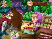 Play Masha and bear - kitchen  now