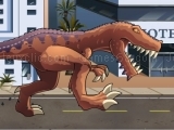 trex rampage prehistoric pizza