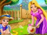Play Rapunzel mommy gardening now