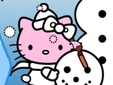 Hello Kitty Christmas Coloring