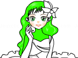 Coloriage fille 10