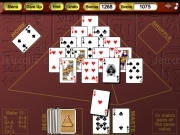 Play Crystal pyramid solitaire now