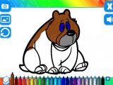 Play Coloring book animals now