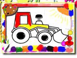 Play Bts kids car coloring