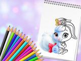 Play Cute animals coloring book now
