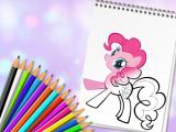 Play Cute pony coloring book