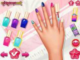 Play My beach nails design