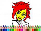 Play Bts cute girl coloring