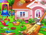Play Sweet home cleaning : princess house cleanup game