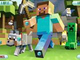 Play Minecraft hidden diamond blocks