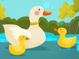 Play Mother duck and ducklings jigsaw now
