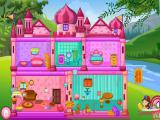 Play Princess baby doll house cleanup game