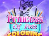 Play Princess of pets coloring now