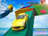 Play Impossible stunt car tracks game 3d now