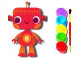 Play Bts robot coloring book now