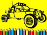 Play Bts rally car coloring book now