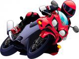 Play Cartoon motorcycles puzzle now