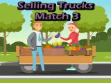 Play Selling trucks match 3 now