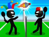 Play Stickman sports badminton now