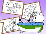 Play Cartoon coloring for kids animals