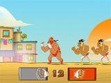 Play Super wrestlers: slap's fury