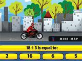 Play Bike racing math division