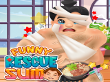 Play Funny rescue sumo