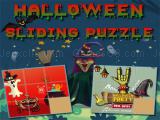 Play Halloween sliding puzzle