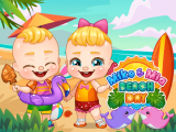 Play Mike and mia beach day now