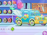 Play Decor rainbow car now