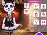 Play Cat girl halloween preparation