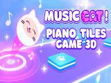 Play Music cat!piano tiles game 3d