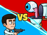 Play Eye attack - toilet monster war now