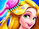 Play Long hair princess salon now