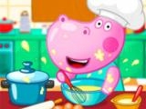 Play Hippo cooking school: game for girls