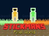 Play Stickmans pixel world