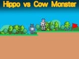 Play Hippo vs cow monster