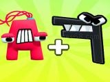 Play Merge alphabet : number run