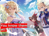 Play Genshin impact (part 1) - test - characters