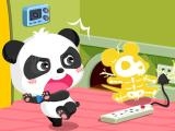 Play Baby panda home safety now