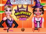 Play Make halloween dessert plate now
