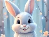 Play Easter bunny coloring book