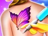 Play Funny tattoo shop game