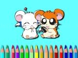 Play Hamster coloring book