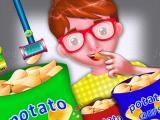 Play Potato chips food factory game